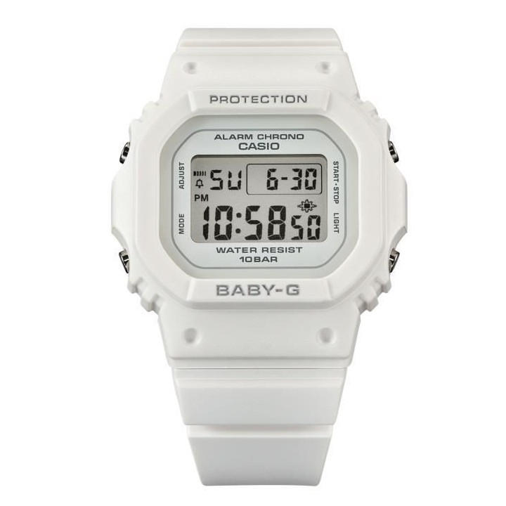 Montre - CASIO - Baby-G - Blanche résine