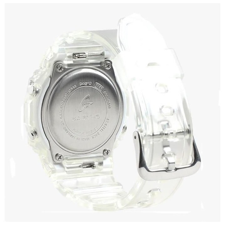 Montre - CASIO - Baby-G - Blanche transparente résine