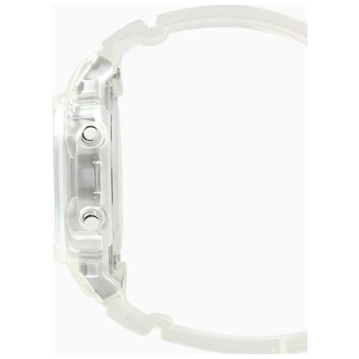 Montre - CASIO - Baby-G - Blanche transparente résine
