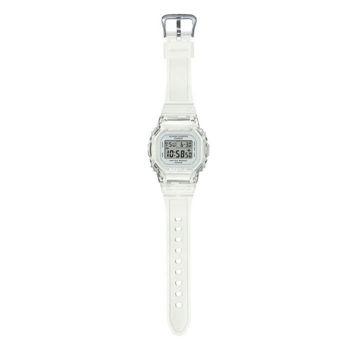 Montre - CASIO - Baby-G - Blanche transparente résine