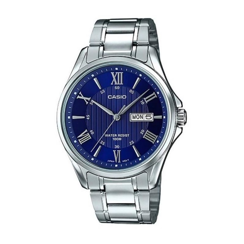 Montre - CASIO - Collection - Argent et Bleu Acier