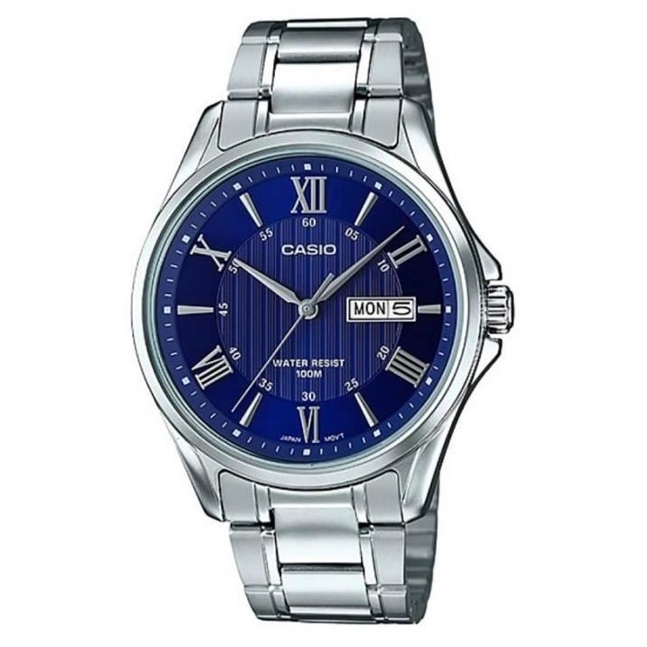 Montre - CASIO - Collection - Argent et Bleu Acier