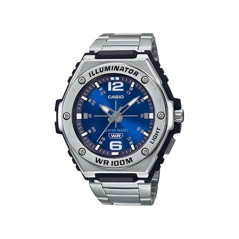 Montre - CASIO - Sport - Argent et Bleu acier