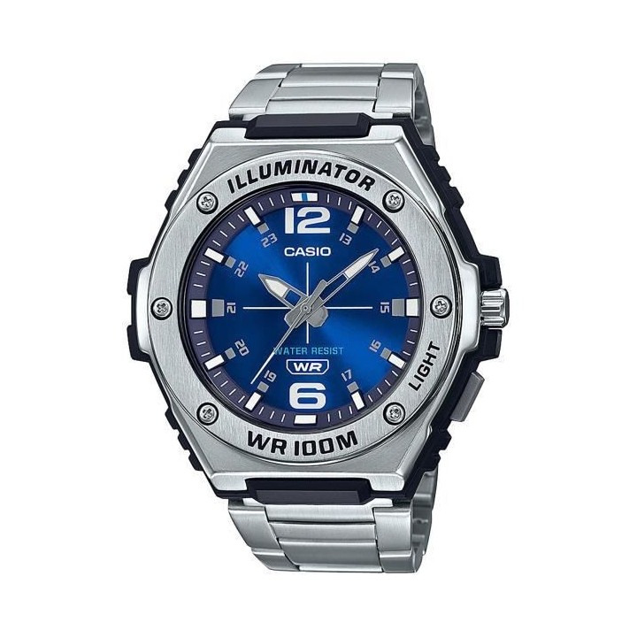 Montre - CASIO - Sport - Argent et Bleu acier