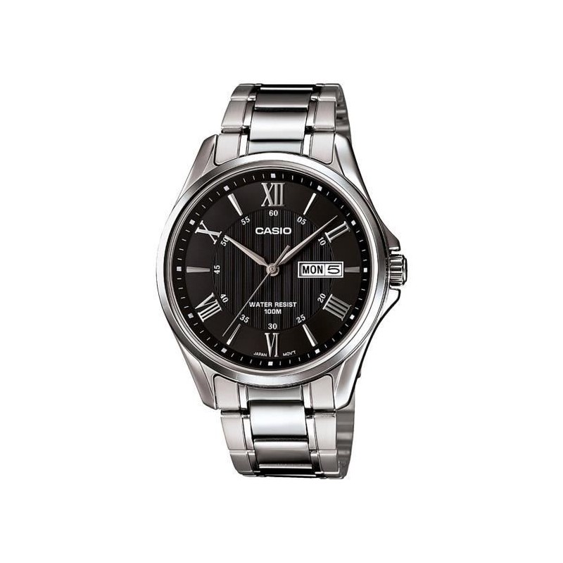 Montre - CASIO - Collection - Argent et Noir acier