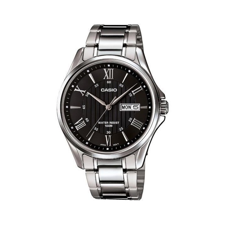 Montre - CASIO - Collection - Argent et Noir acier