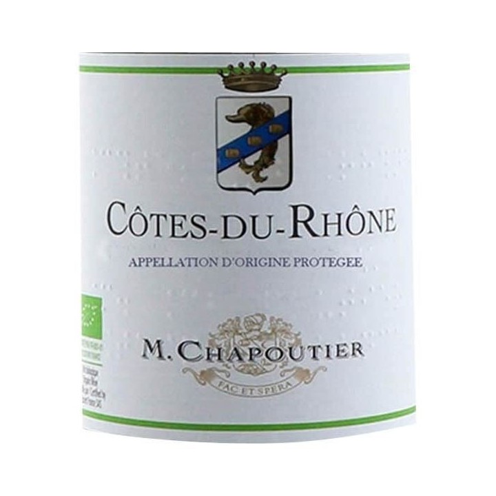 M. Chapoutier 2019 Côtes-du-Rhône - Vin rouge de la Vallée du Rhôn