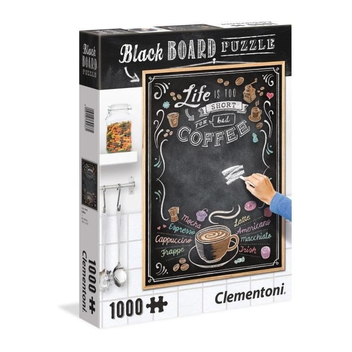 PUZZLE Craie 1000 pieces - Modele Café