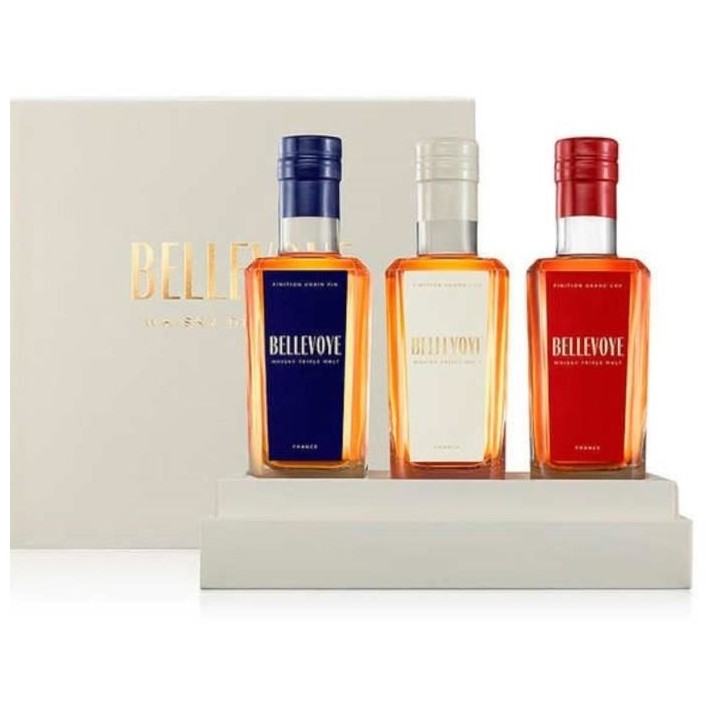 BELLEVOYE - Whisky - Origine : France - Coffret Tricolore Découverte