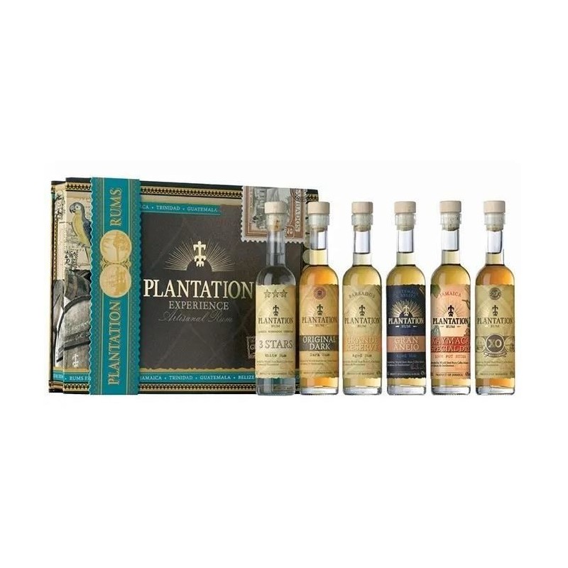 Coffret Plantation Rhum Experience 6 x 10 cl