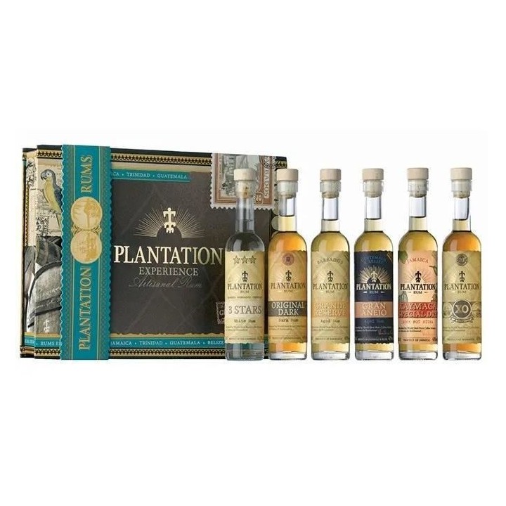 Coffret Plantation Rhum Experience 6 x 10 cl