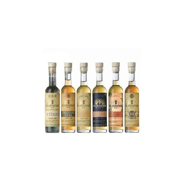 Coffret Plantation Rhum Experience 6 x 10 cl