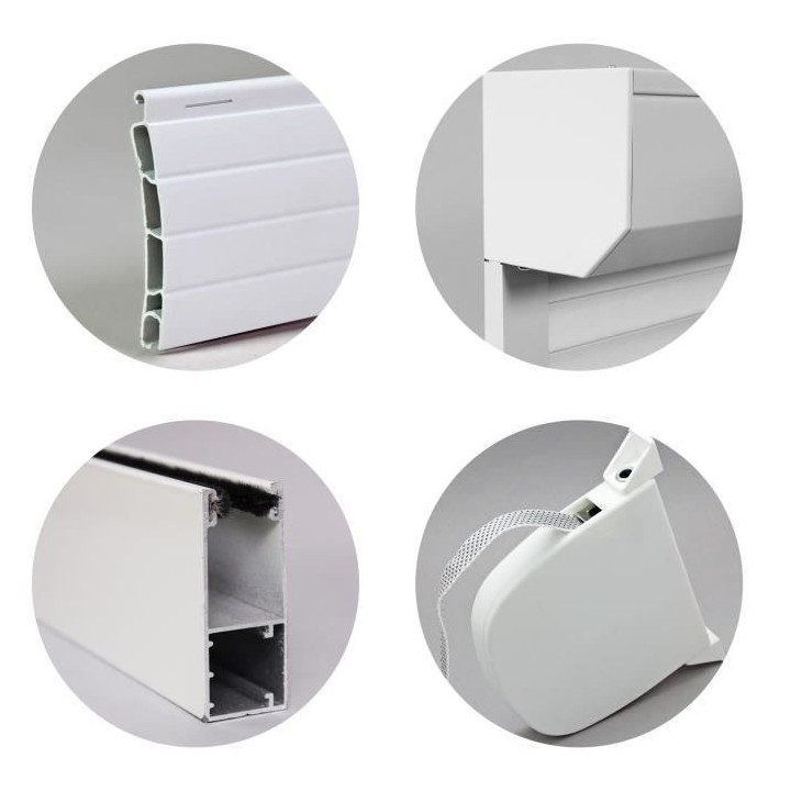 Volet roulant H155 x L120 cm PVC recoupable en largeur et hauteur - Ma