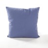 COTTON WOOD Coussin Déco coton imprimé - 45 x 45 cm - Blue Palm