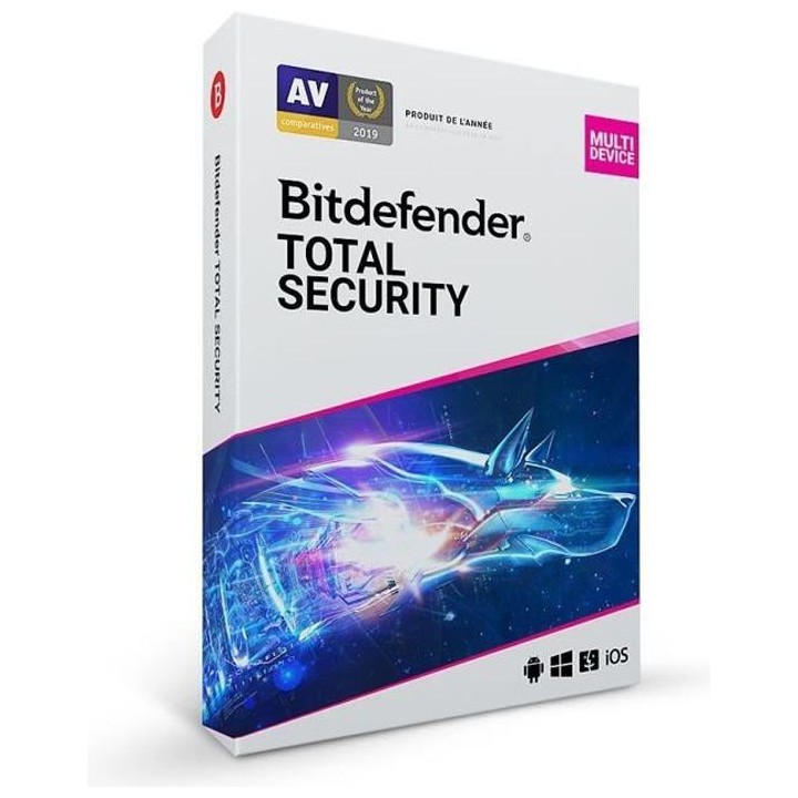 Bitdefender Total Security 2022 – 5 appareils
