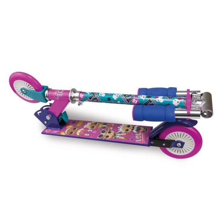 L.O.L Surprise Patinette 2 roues - Trottinette pliable avec frein arri
