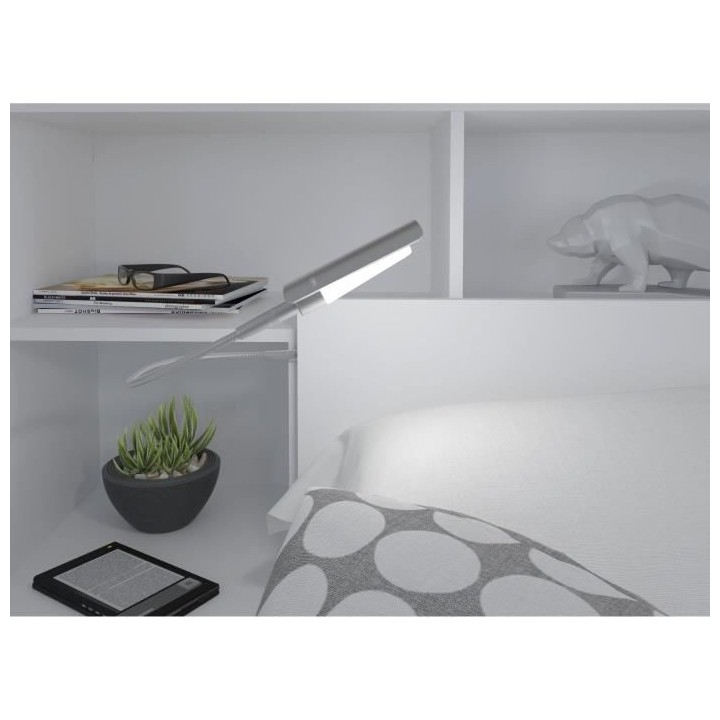 DEMEYERE Environnement de lit + liseuses - Décor blanc - L 221.8 x P