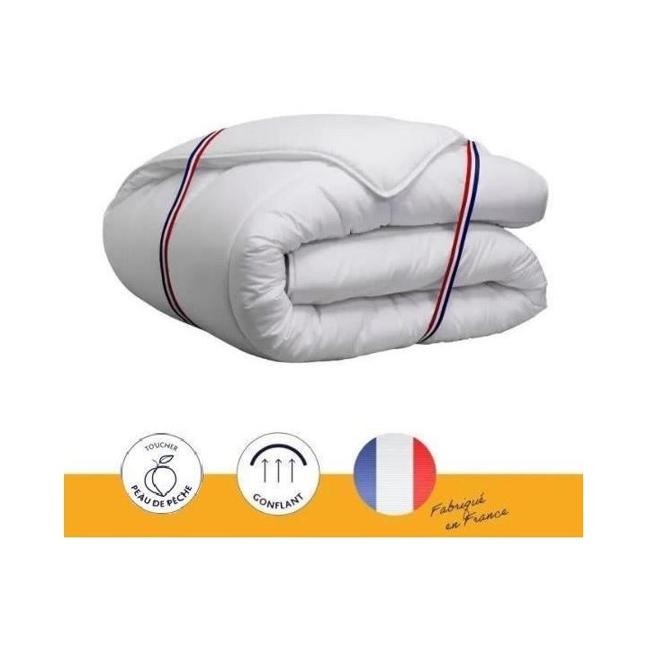 Couette chaude Vancouver Ultra - 220 x 240 cm - 300gr/m² - Blanc - DO