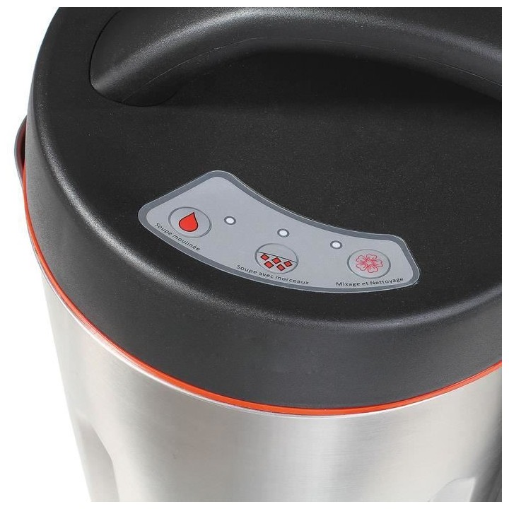 LIVOO DOP121 Blender chauffant Rapid'soup - Inox