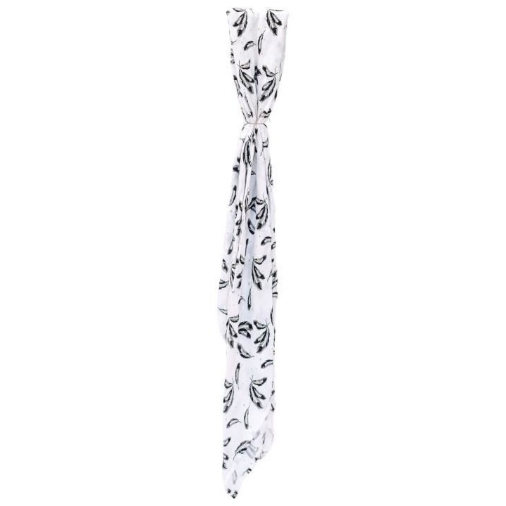 DOMIVA Maxi lange Plumes - Mousseline 100% viscose de bambou - Antibac