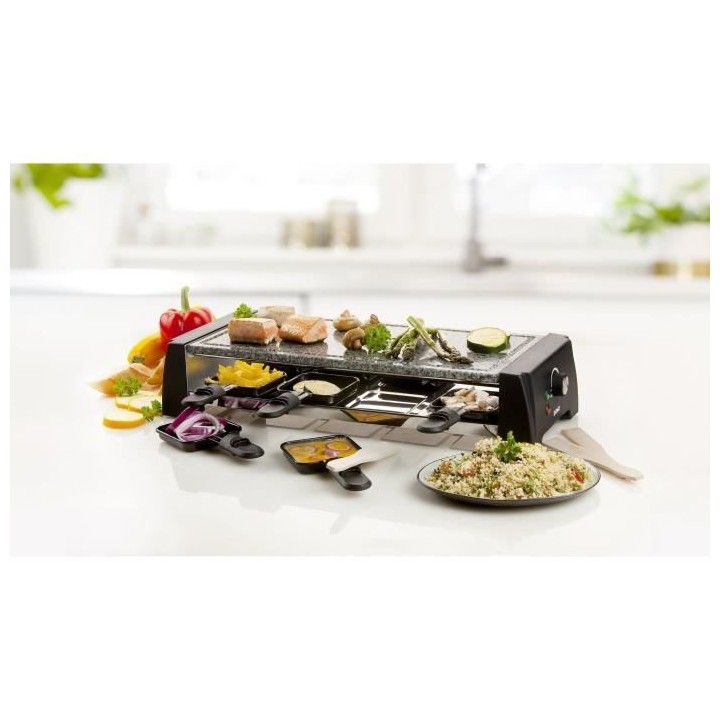 DOMO Appareil a Raclette Grill / Pierre DO1003G - 8 personnes