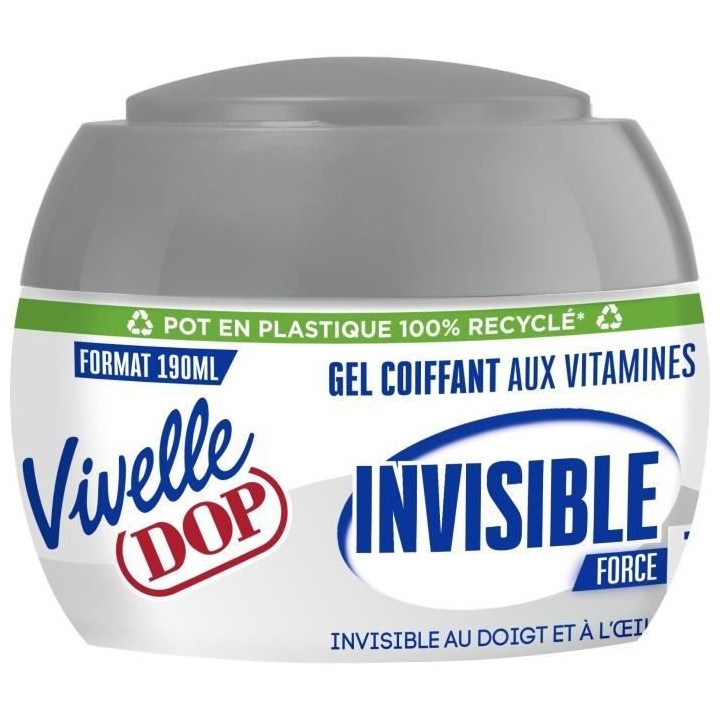 Gel Coiffant - VIVELLE DOP - Invisible - Vitamines Fixation Force 7 -