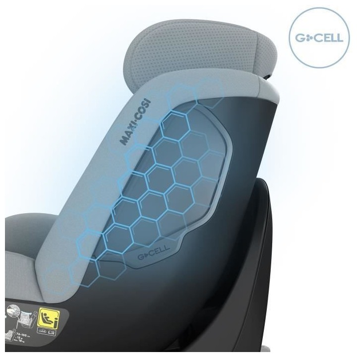 Siege auto MAXI COSI Mica Eco i-Size, Groupe 0+/1, pivotant 360°, Iso