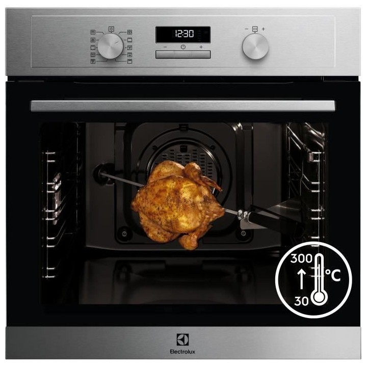 Four Encastrable Pyrolyse ELECTROLUX EOF4P02X - Tournebroche - A+ - Ch