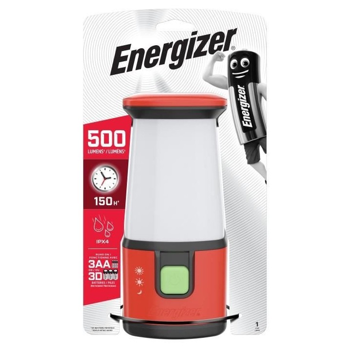 ENERGIZER LAMPE TORCHE CAMPING LANTERN500 LAN TR ESAL351
