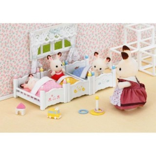 SYLVANIAN FAMILIES - 4448 - Les lits superposés a 3 couchettes bébé