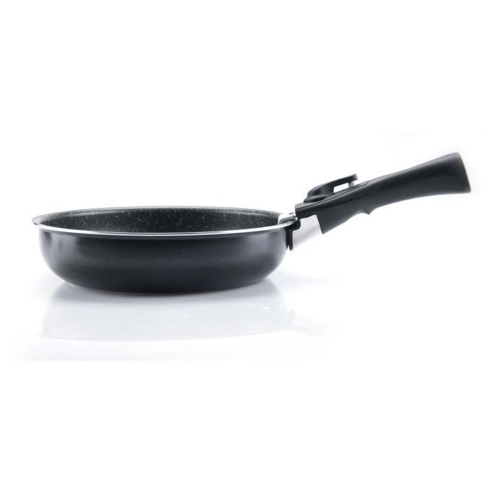 ARTHUR MARTIN AM130B Set de 3 poeles 20-24-28 cm + 1 poignée - Tous f