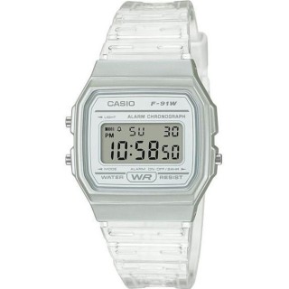 CASIO Collection Montre F-91WS-7EF chrono, alarme, calendrier auto