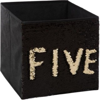 Boîte de rangement/tiroir pour meuble en tissu - 31 x 31 cm - Sequin