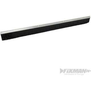 Bas de porte de garage, poils de 50 mm Aluminium, 2 x 1 067 mm