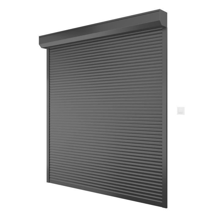 Volet roulant H220 x L240 cm en Aluminium recoupable en largeur et hau