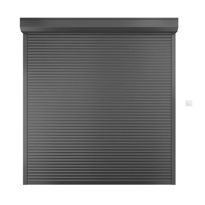 Volet roulant H220 x L240 cm en Aluminium recoupable en largeur et hau