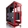 FRACTAL DESIGN BOITIER PC Focus G - Rouge - Verre trempé - Format ATX (FD-CA-FOCUS-RD-W)