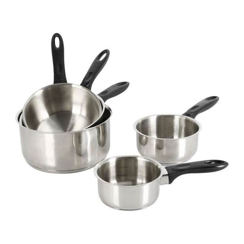 CREALYS 501534 set de 5 casseroles inox induction