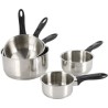 CREALYS 501534 set de 5 casseroles inox induction