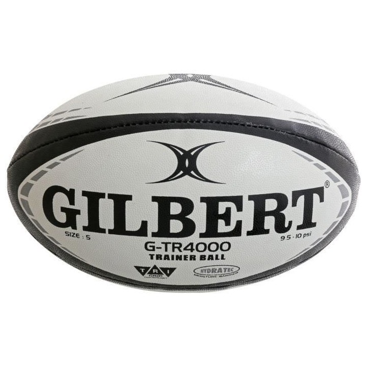 Ballon de rugby - GILBERT - G-TR4000 - Taille 3 - Noir