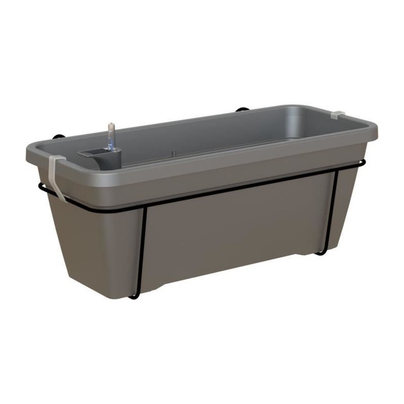 ARTEVASI - Kit balcon jard venezia l a.-arros 60cm anthracite 57,9 x 24,3 x h22 cm - 1,31l