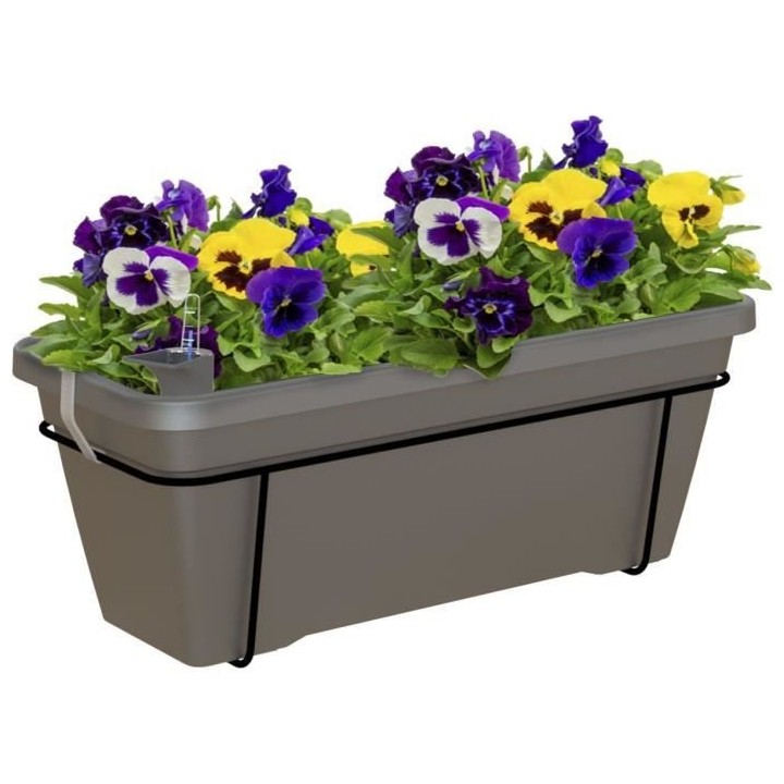 ARTEVASI - Kit balcon jard venezia l a.-arros 60cm anthracite 57,9 x 2