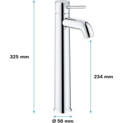 GROHE Mitigeur monocommande Lavabo Taille XL Start Classic Chromé 23784000