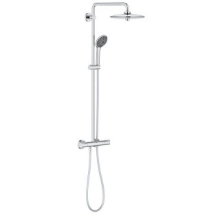 GROHE Colonne de douche mitigeur thermostatique Vitalio Joy 260, tete