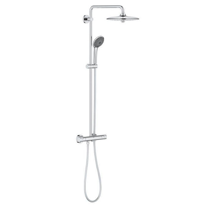 GROHE Colonne de douche mitigeur thermostatique Vitalio Joy 260, tete