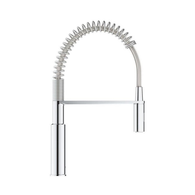 GROHE Robinet évier de cuisine Get, mitigeur monocommande 2 jets, robinet avec douchette extractible professionnelle, 30361000