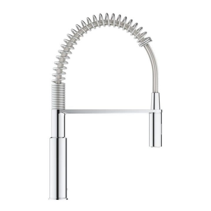 GROHE Robinet évier de cuisine Get, mitigeur monocommande 2 jets, rob