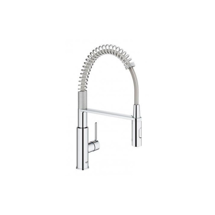 GROHE Robinet évier de cuisine Get, mitigeur monocommande 2 jets, rob
