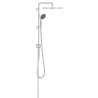 GROHE Colonne de douche avec inverseur manuel Vitalio Start 250, tete de douche 250mm, douchette 1 jet, 26698000