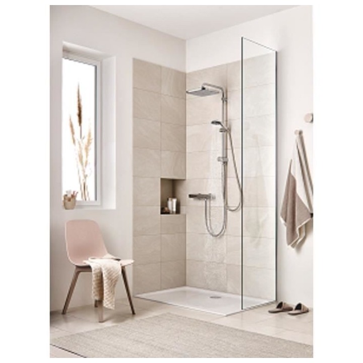 GROHE Colonne de douche avec inverseur manuel Vitalio Start 250, tete